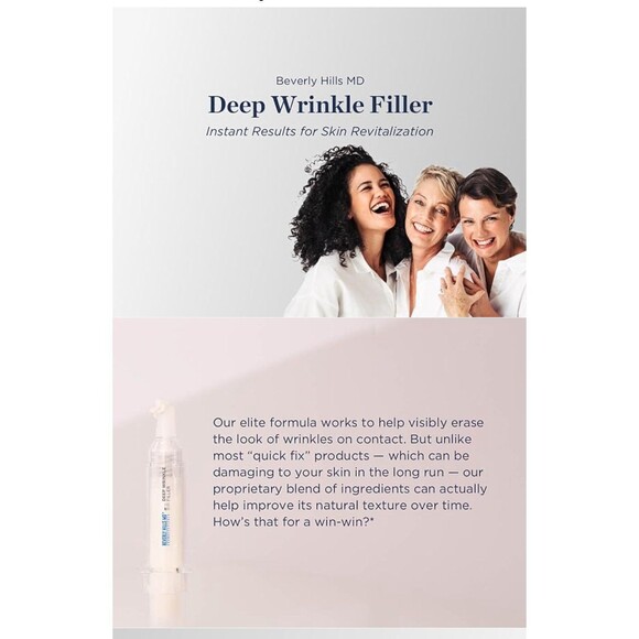 Beverly Hills MD Deep Wrinkle Filler .16 OZ NEW - Picture 8 of 9